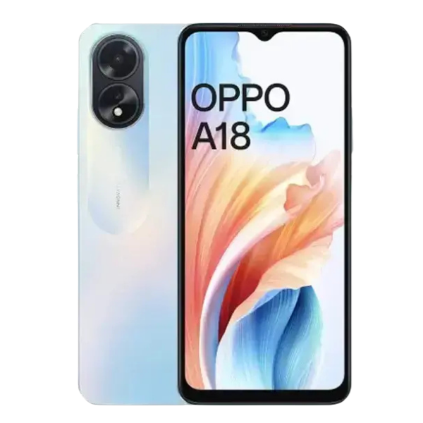 oppo a18 Glowing Blue